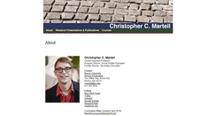 Desktop Screenshot of christophercmartell.com